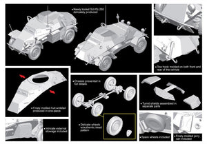 Dragon 7446 Sd.Kfz.260 Kleine Panzerfunkwagen 1/72 – imagen 3