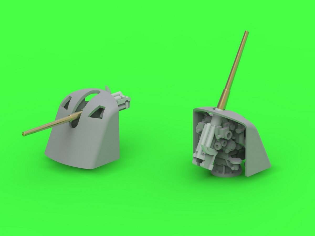 Maître SM-350-112 Canon allemand de 8,8 cm/45 (3,46 pouces) Flak L/45 1/350