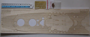 Pont en bois Wood Hunter W35038 pour maquette IJN Yamato Tamiya 78014 au 1/350 – image 2