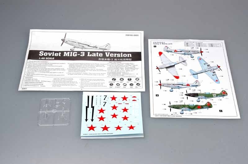 Trumpeter 02831 Soviet MiG-3 Late Version 1/48 – Bild 3