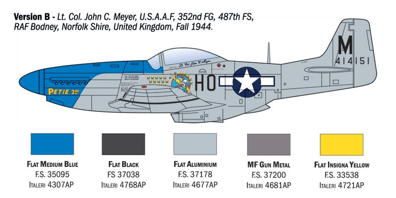 Italeri 1484 P-51D Mustang Aces 1/72 – imagen 4