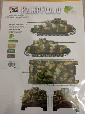 Border Model BD0107 Pz. Kpfw IV Ausf. G Late Masks 1/35