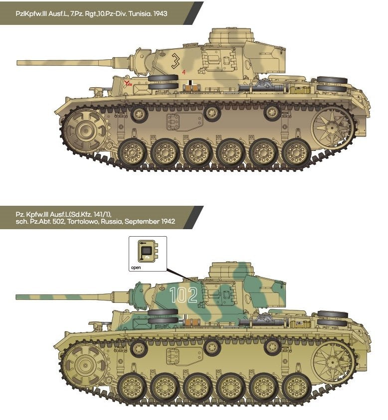 Academy 13545 German Panzer III Ausf L “Battle of Kursk” 1/35 – Bild 2