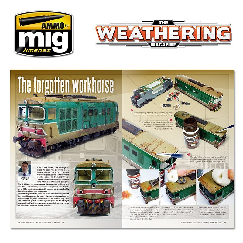 AMMO of Mig Jimenez 4516PL The Weathering Magazine - WASHES, Filtry i Farby olejne EDYCJA Polska – imagen 3