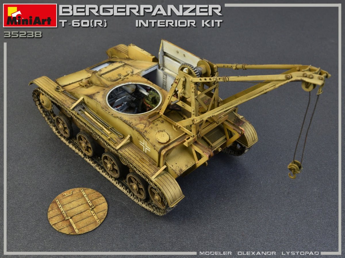 MiniArt 35238 BERGEPANZER T-60 ( r ) INTERIOR KIT 1/35 – zdjęcie 8
