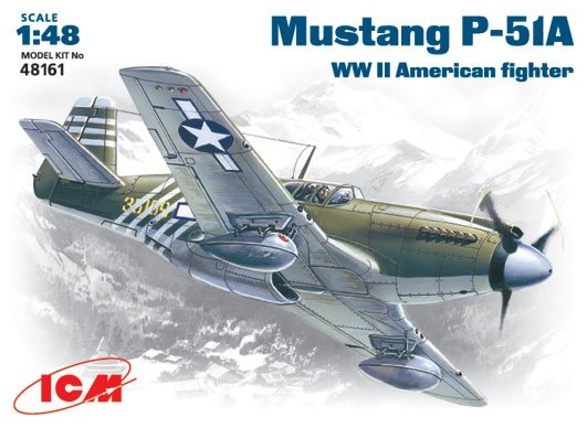 ICM 48161 Mustang P-51A Chasseur américain de la Seconde Guerre mondiale (1/48)