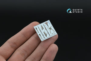 Quinta Studio QD+48552 MiG-21R (green cockpit panels) 3D-Printed &amp;amp; coloured Interior on decal paper (Eduard) (with 3D-printed resin parts) 1/48 – imagen 11