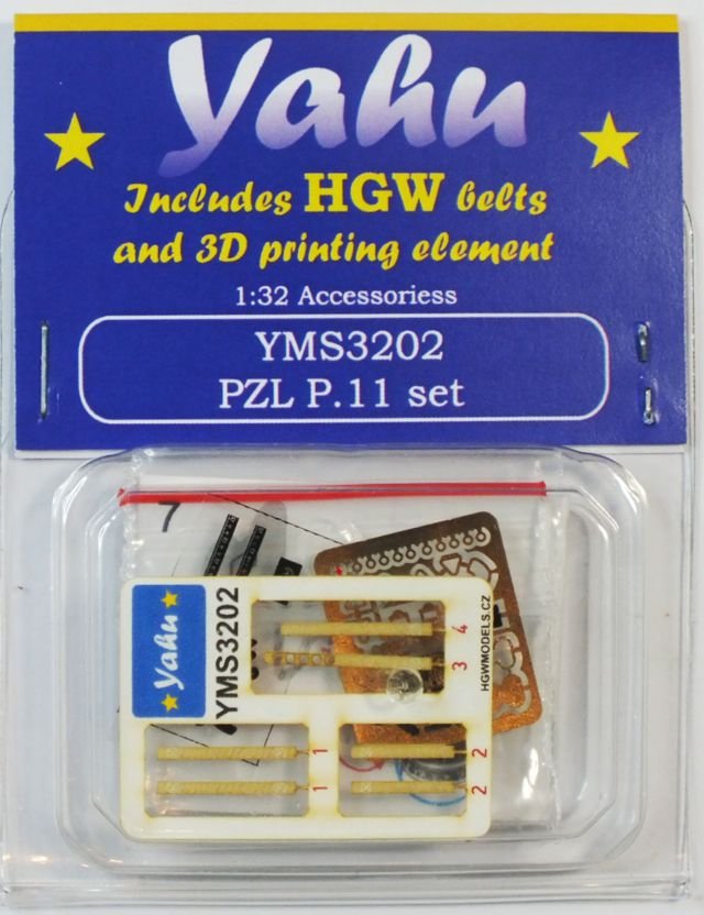 Yahu YMS3202 PZL P.11 set 1/32