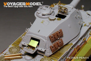 Maquette Voyager PE35929 Char King Tiger allemand de la Seconde Guerre mondiale (tourelle Porsche) pour HOBBYBOSS 84530 1/35  – image 11
