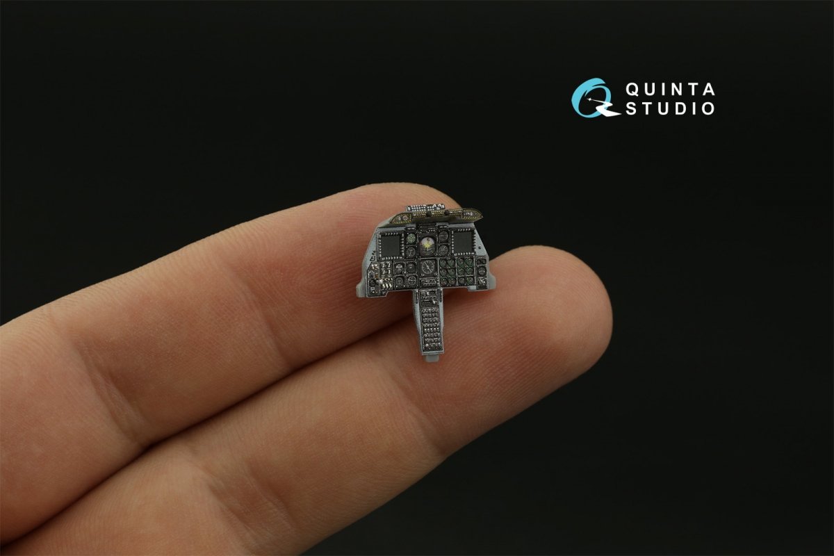 Quinta Studio QDS-48361 A-10C 3D-Printed &amp;amp; coloured Interior on decal paper (Hobby Boss) (Small version) 1/48 – immagine 9