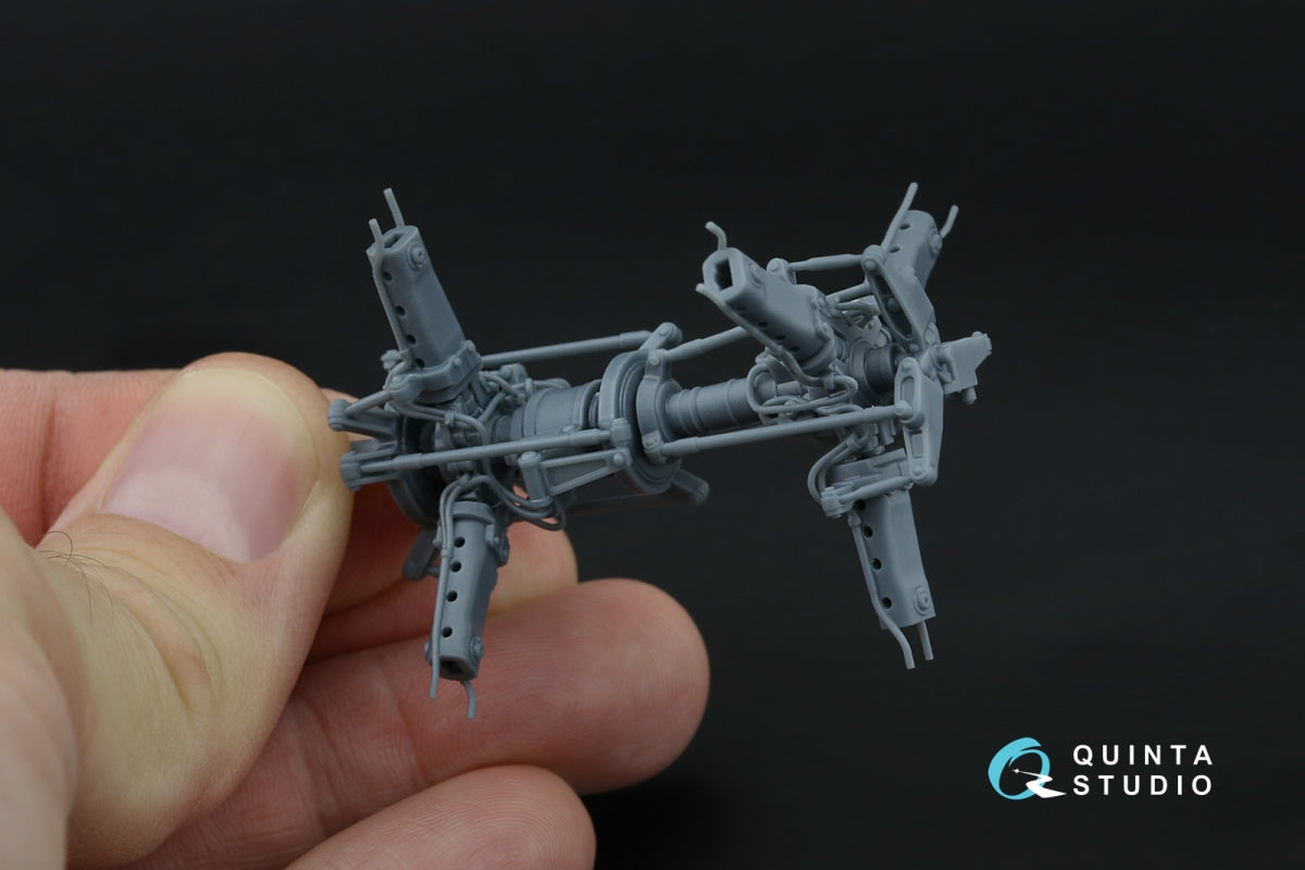 Quinta Studio QT48026 Ka-52 Rotor Hub (Zvezda) 1/48 – Bild 5