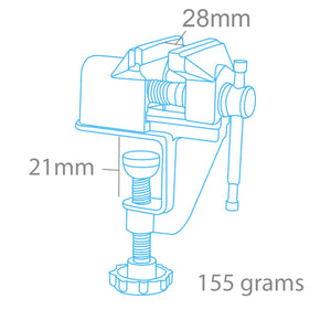 Modelcraft PVC7002 Mini Bench Vice – imagen 2