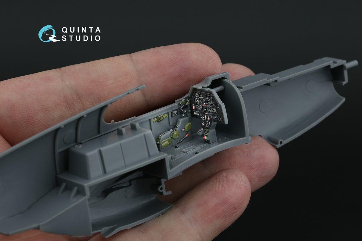 Quinta Studio QD48482 P-51B/C (Late) 3D-Printed coloured Interior on decal paper (Tamiya) 1/48 – imagen 8