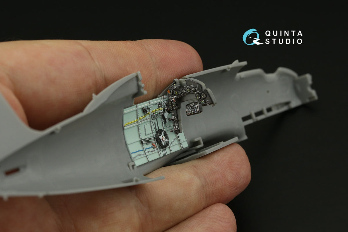 Quinta Studio QD48389 Macchi C.202 Folgore Early 3D-Printed &amp;amp; colored Interior on decal paper (Hasegawa/Eduard) 1/48 – image 8