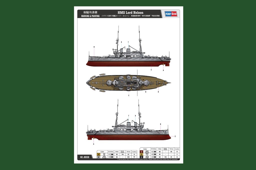 Hobby Boss 86508 HMS Lord Nelson 1/350 – imagen 2