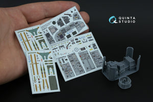 Quinta Studio QD+32229 Tornado IDS German 3D-Printed &amp;amp; coloured Interior on decal paper (Italeri) (with 3D-printed resin parts) 1/32 – Bild 2