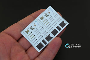 Quinta Studio QD48090 F-15E 3D-Printed &amp;amp; coloured Interior on decal paper (for GWH kit) 1/48 – immagine 5