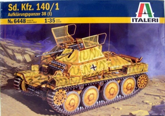 Italeri 6448 D. KFZ. 140/1 AUFKLARUNGSP.38 (T) 1/35