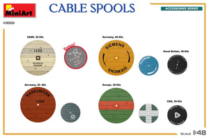 MiniArt 49008 CABLE SPOOLS 1/48 – zdjęcie 4