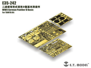 E.T. Model E35-242 WWII German Panther D Basic (For TAMIYA Kit) 1/35