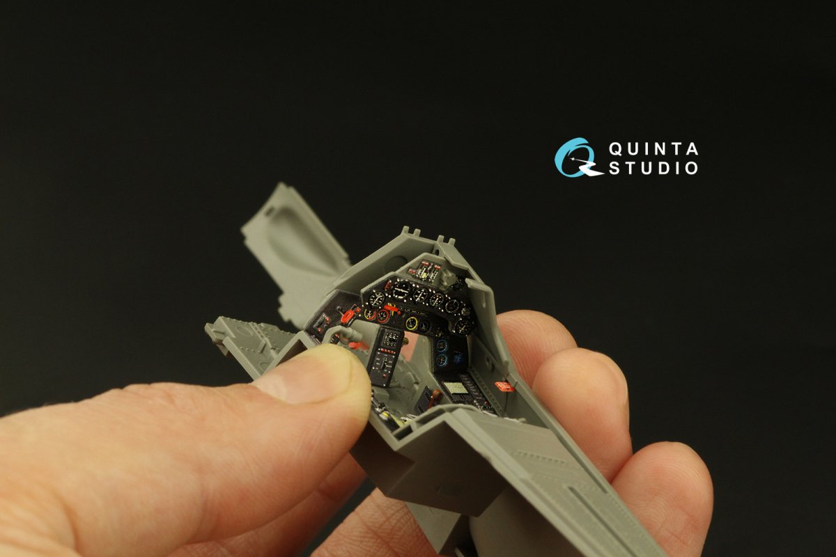 Quinta Studio QD35101 FW 190A-6 3D-Printed &amp;amp; coloured Interior on decal paper (Border Model) 1/35 – Bild 3