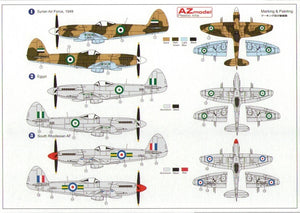 AZ Model AZ7353 Supermarine Spitfire Mk.22 Special 1/72 – Bild 2