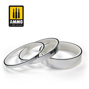 Ammo of Mig 8253 CHROME TAPE 10 mm x 10 m (0.39 in x 32.8 ft) – immagine 2