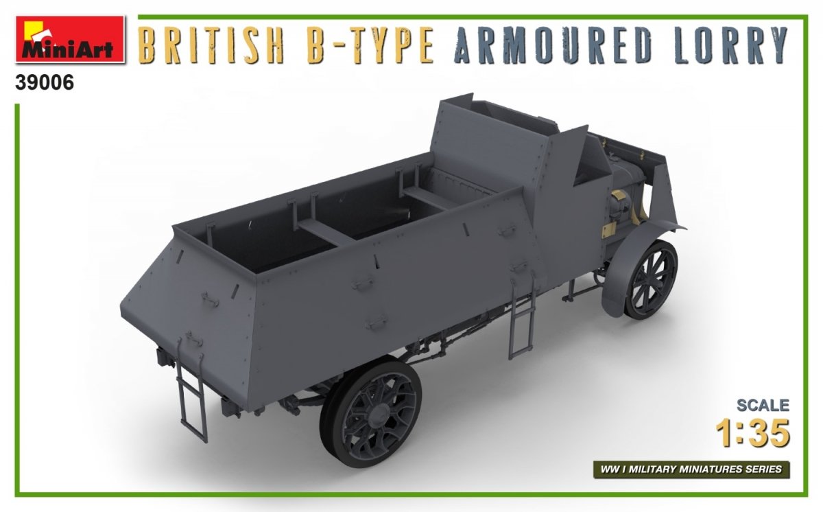 Miniart 39006 BRITISH B-TYPE ARMORED LORRY 1/35 – image 4