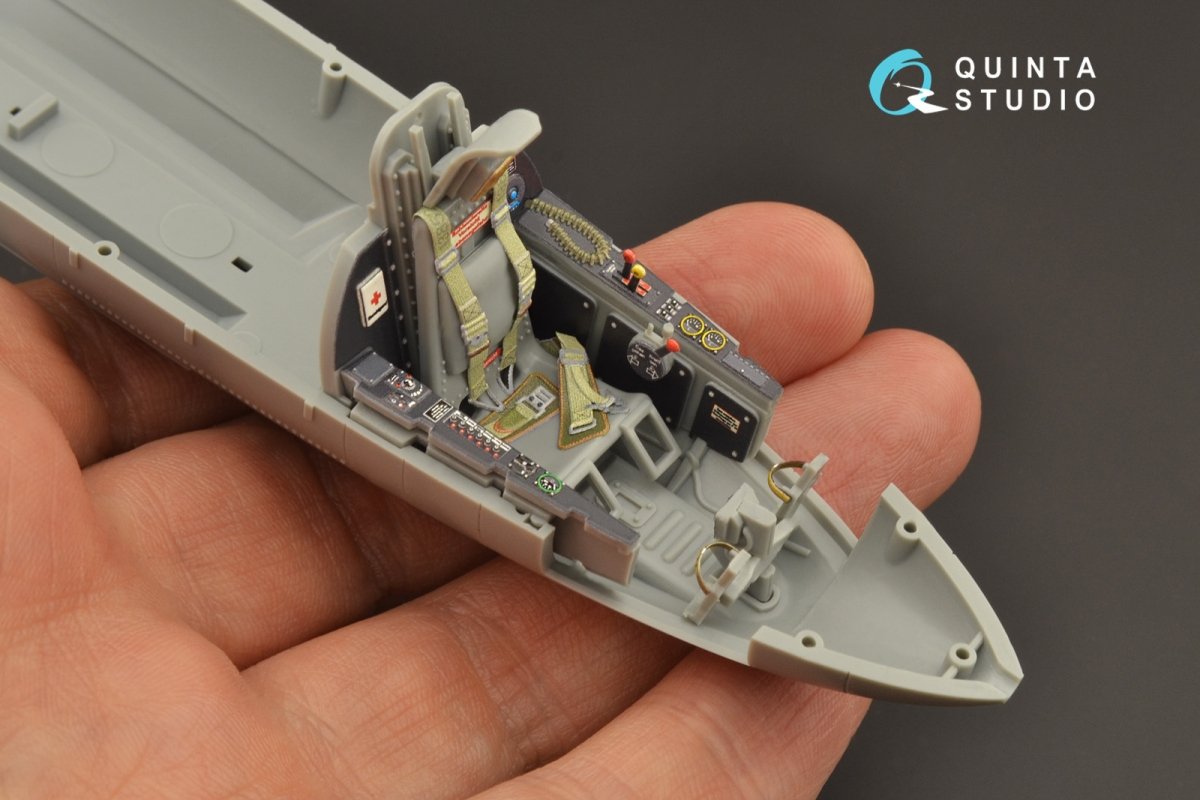 Quinta Studio QD32105 Ju EF 126/EF 127 3D-Printed &amp;amp; coloured Interior on decal paper (Das Werk) 1/32 – immagine 3
