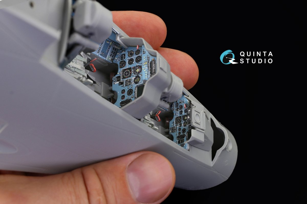 Quinta Studio QD32072 Su-27UB 3D-Printed &amp;amp; coloured Interior on decal paper (for Trumpeter kit) 1/32 – Bild 4