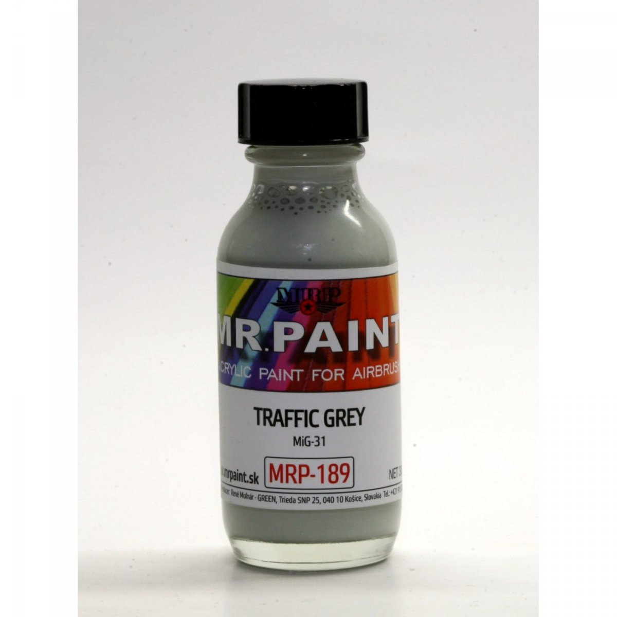 MR. Paint MRP-189 TRAFFIC GREY 30ml – immagine 2