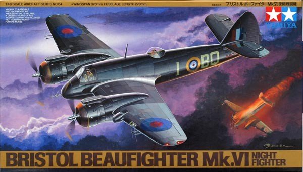 Tamiya 61064 Bristol Beaufighter Mk.VI Chasseur de nuit (1/48)