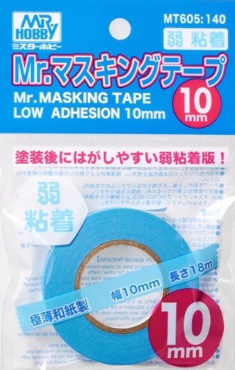 Mr. Hobby MT-605 Mr. Masking Tape Low Adhesion 10mm