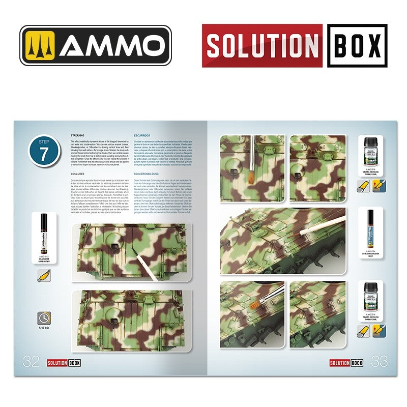 Ammo of Mig 6529 SOLUTION BOOK 23 - Comment peindre les véhicules allemands de fin de guerre de la Seconde Guerre mondiale (Livre multilingue)  – image 7