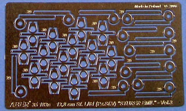Aber 35182 German tank destroyer 12,8 cm Sf. L/61 (Pz.Sf.V) Sturer Emil- vol. 3 - additional set - ammo holders and boxes 1/35 – immagine 4