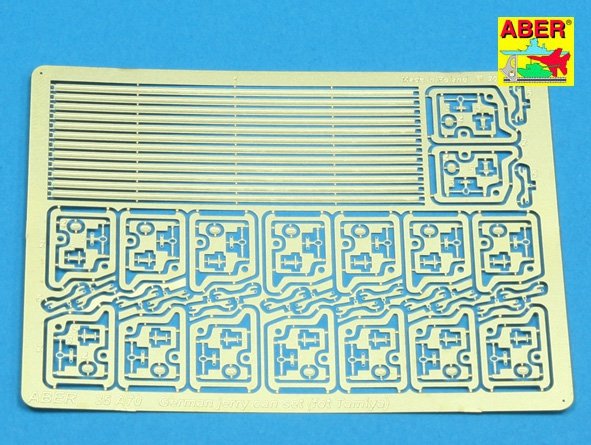 Aber 35A070 Jerrycans allemands (pour kit Tamiya n° 186) (1/35)