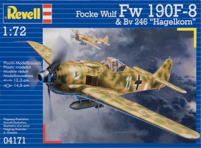 Revell 04171 Focke Wulf Fw 190F-8 &amp; Bv 246 Hagelkorn (1/72)
