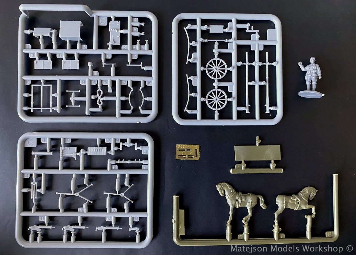 First to Fight First To Fight PL093 Biedka wz.33 pod ckm wz.30 1/72 – immagine 4