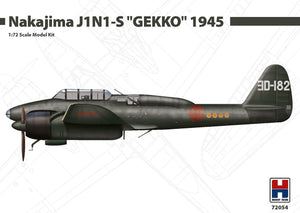 Hobby 2000 72054 Nakajima J1N1-S &amp;quot;GEKKO&amp;quot; 1945 ( FUJIMI + CARTOGRAF ) 1/72