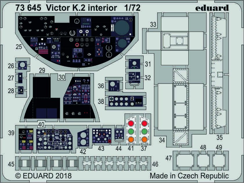 Eduard 73645 Victor K.2 interior 1/72 AIRFIX – immagine 2