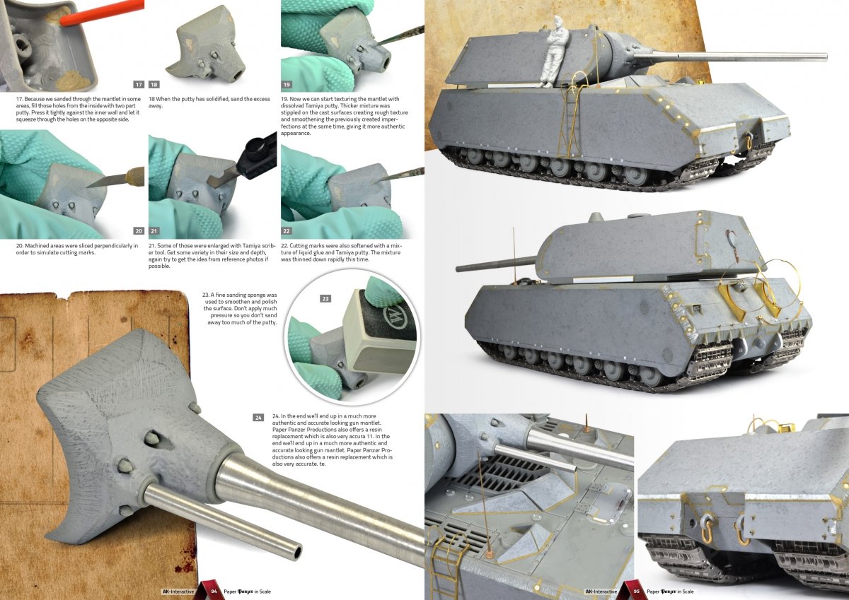 AK Interactive AK246 PAPER PANZER: PROTOTYPES &amp;amp; WHAT IF TANKS (ENGLISH) – immagine 3