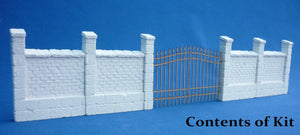 RT-Diorama 35230 Wrought iron fence with Brickwall 1/35 – image 2