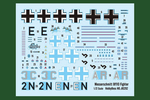 Hobby Boss 80292 Messerschmitt Bf110 Fighter 1/72 – Bild 3