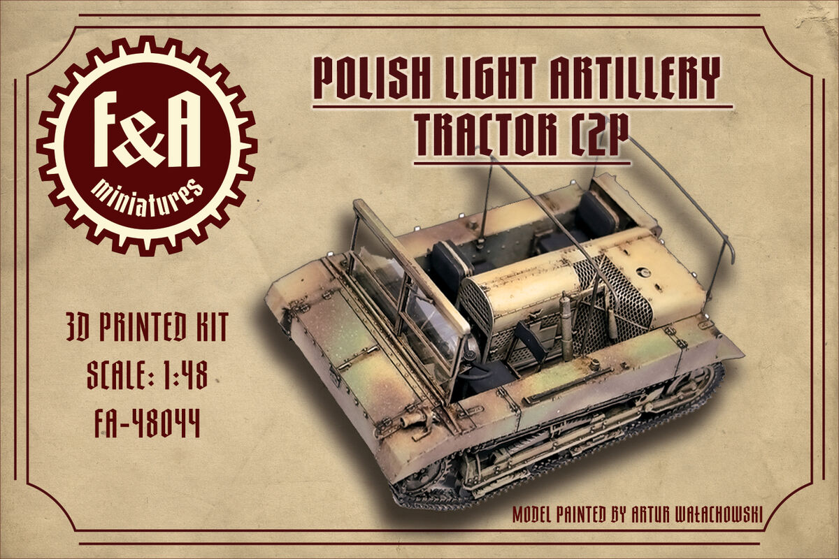 F&amp;amp;A Miniatures FA-48044 Polish Light Artillery Tractor C2P 1/48