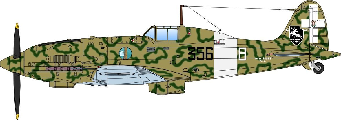 Italeri 2518 Macchi M.C. 202 Folgore 1/32 – Bild 15