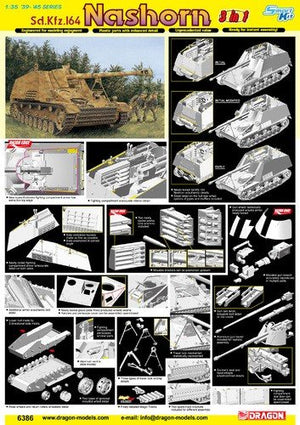 Dragon 6386 Sd.Kfz.164 Nashorn 1/35 – zdjęcie 2