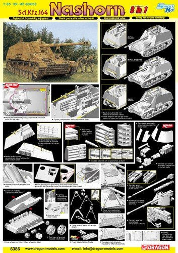 Dragon 6386 Sd.Kfz.164 Nashorn 1/35 – zdjęcie 2
