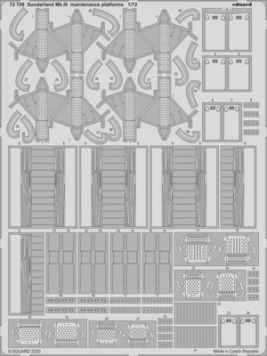 Eduard 72709 Sunderland Mk. III maintenance platforms 1/72 SPECIAL HOBBY