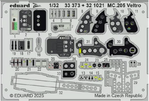 Eduard 321021 MC.205 Veltro detail set ITALERI 1/32 – immagine 2