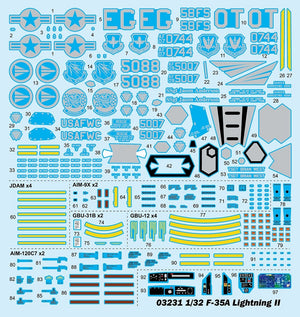 Trumpeter 03231 F-35A Lightning II 1/32 – image 3